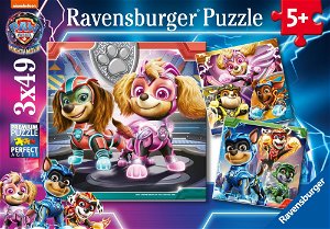 Ravensburger Puzzle - Tlapková patrola ve velkofilmu - 3 x 49 dílků