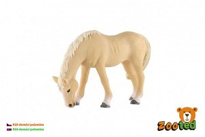 Teddies Kůň domácí palomino klisna - zooted - 13 cm