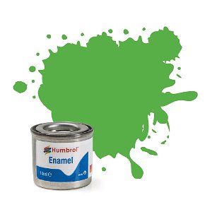 Humbrol Barva emailová matná - Jasně zelená ( Bright Green) - č. 37