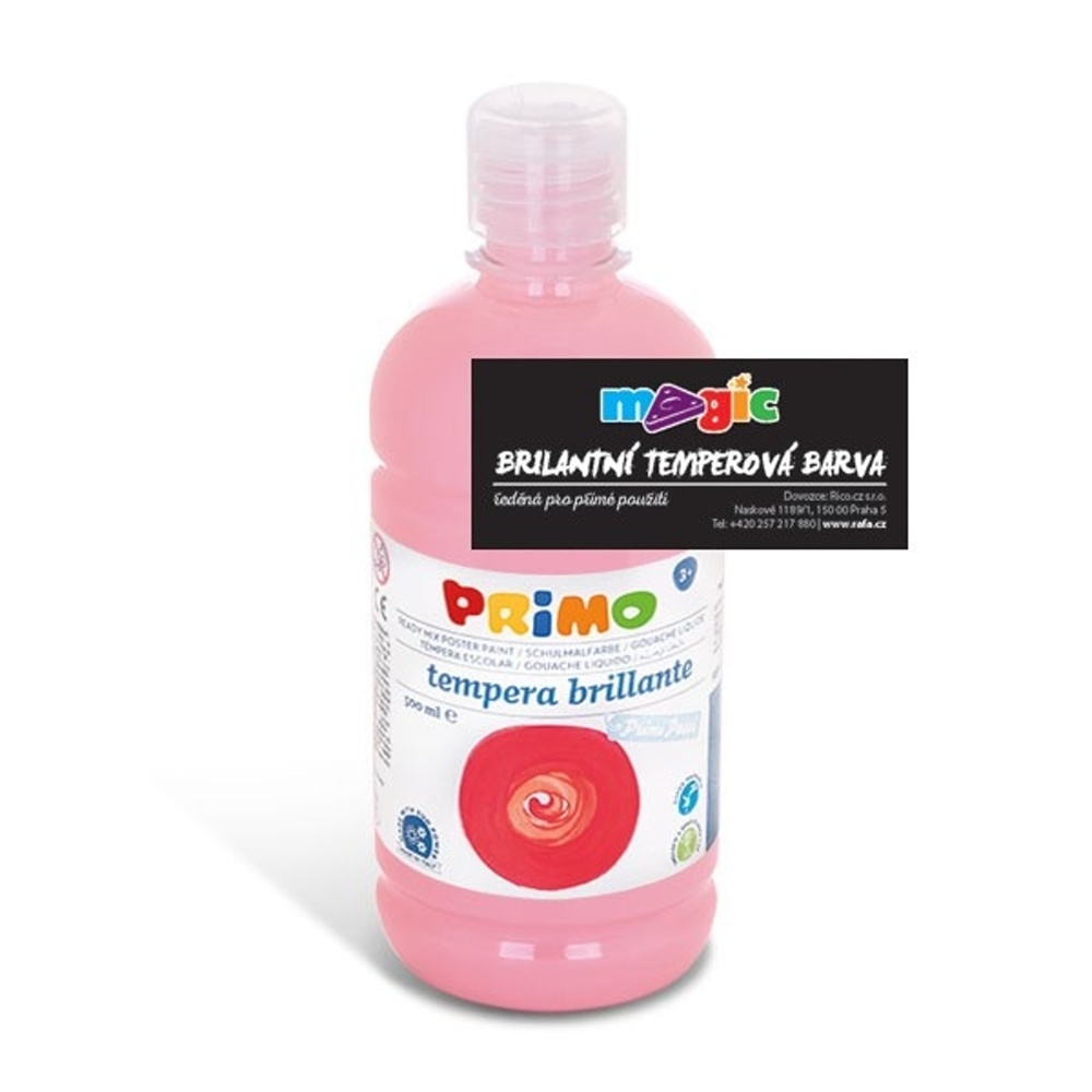 PRIMO MAGIC - Temperová barva - 500 ml - růžová