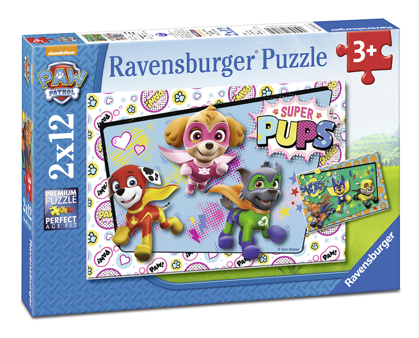 Ravensburger Puzzle - Tlapková Patrola - 2 x 12 dílků