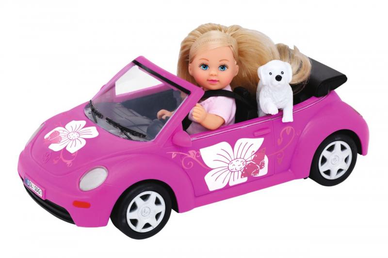 Simba Toys Evi Love - Panenka Evička s autem New Beetle