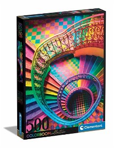 Clementoni Puzzle - Colorboom: Schody - 500 dílků