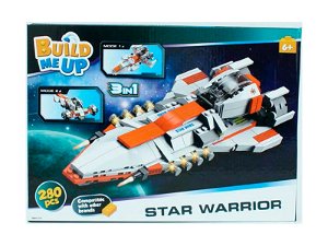 Mikro trading Stavebnice BuildMeUp - Vesmír (Star warrior) 3v1 - 203 ks