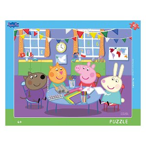 Dino Puzzle - Peppa pig: Ve školce - 40 dílků