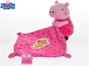 Mikro trading Peppa Pig - Peppina - Usínáček plyšový - 11 cm - růžová
