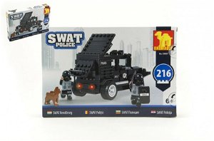 Dromader SWAT Policie auto - 216 dílků