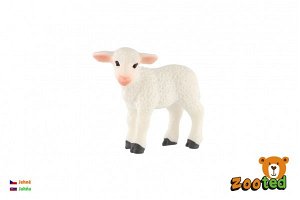 Teddies Ovce domácí - Jehně - zooted - 5 cm