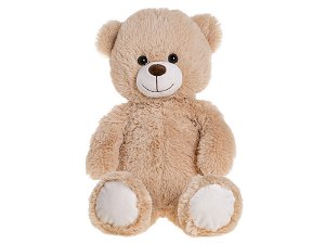 Mikro trading Medvěd plyšový - 60 cm - světle hnědý