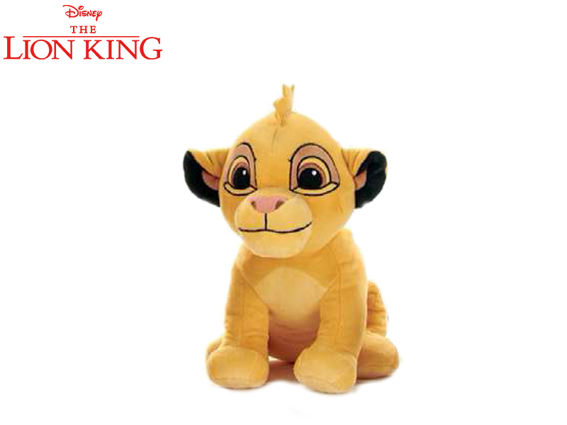 Mikro trading Lví král - Simba lvíče plyšové - 25 cm - sedící