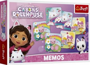 Trefl Gabby´s Dollhouse - Pexeso papírové - Gabbyin domeček pro panenky