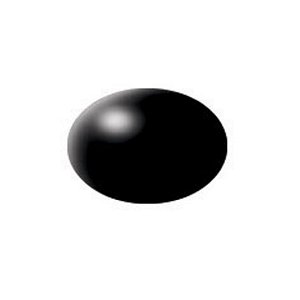 Revell Barva akrylová hedvábně matná - Černá (Black) - č. 302