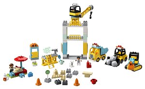 LEGO Duplo 10933 - Stavba s věžovým jeřábem
