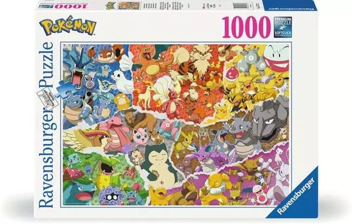 Ravensburger Puzzle - Pokémon - 1000 dílků