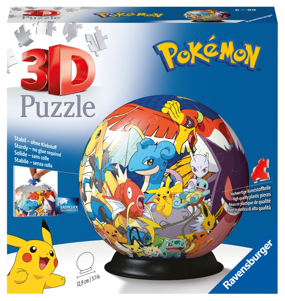 Ravensburger Puzzle-Ball - Pokémon - 72 dílků