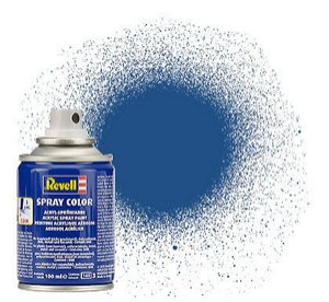 Akrylová barva ve spreji Modrá matná 100ml Revell 34156