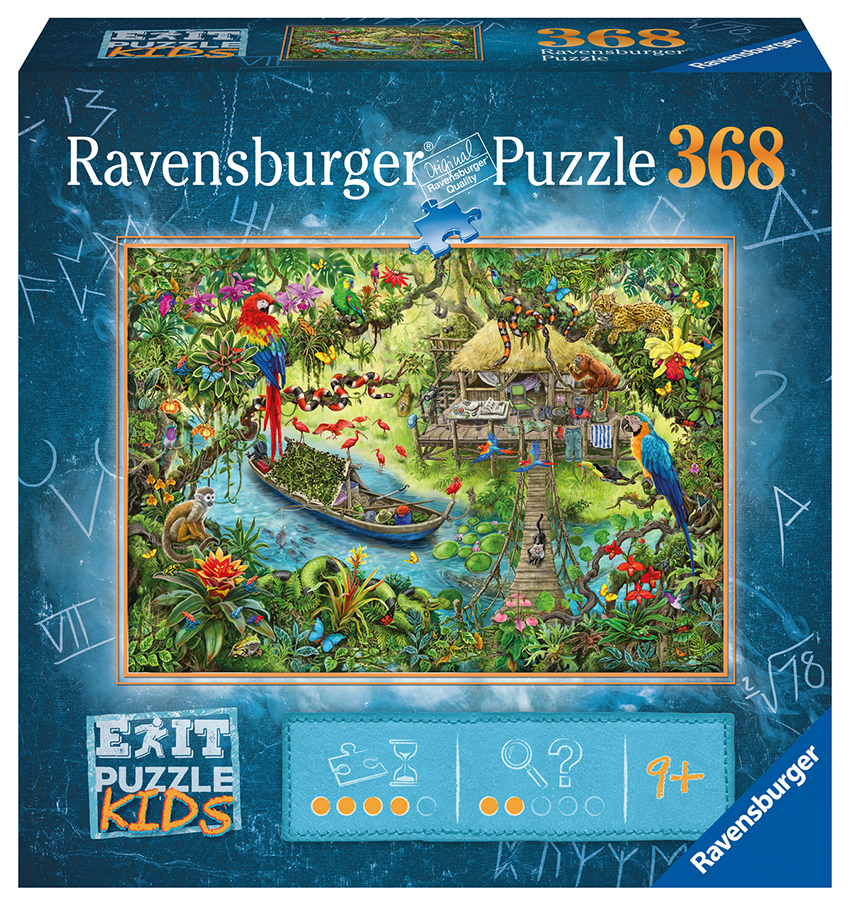 Ravensburger Exit KIDS Puzzle: Džungle - 368 dílků