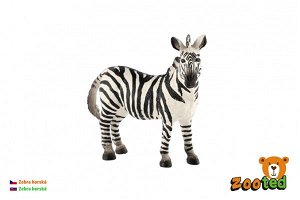 Teddies Zebra horská - zooted - 11 cm
