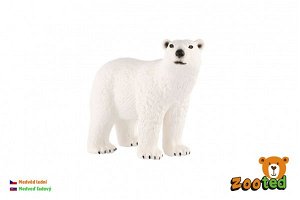 Teddies Medvěd lední - zooted - 10 cm