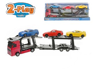 Mikro trading Auto - Kamion přepravník a 3 auta
