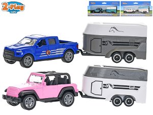 Mikro trading 2-Play - Traffic auto karavan - zpětný chod - 16,5 cm