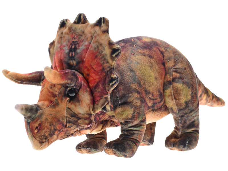 Mikro trading Triceratops plyšový - 45 cm - stojící