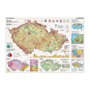 Dino Puzzle - Mapy České republiky - 2000 dílků