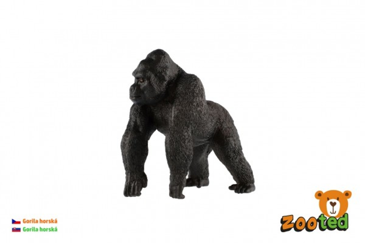 Teddies Gorila horská - zooted - 11 cm