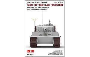 RFM Plastikové díly příslušenství tanku Sd.kfz.181 Tiger I Late Production