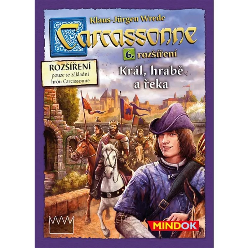 Mindok Carcassonne - Král, hrabě a řeka - 6. rozšíření (2. edice)