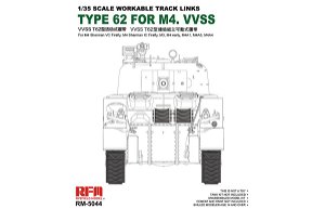 RFM Plastikové díly příslušenství tanku Type 62 For M4. VVSS