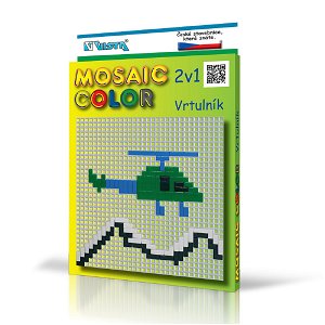 Seva Stavebnice Mosaic Color - Vrtulník 2v1