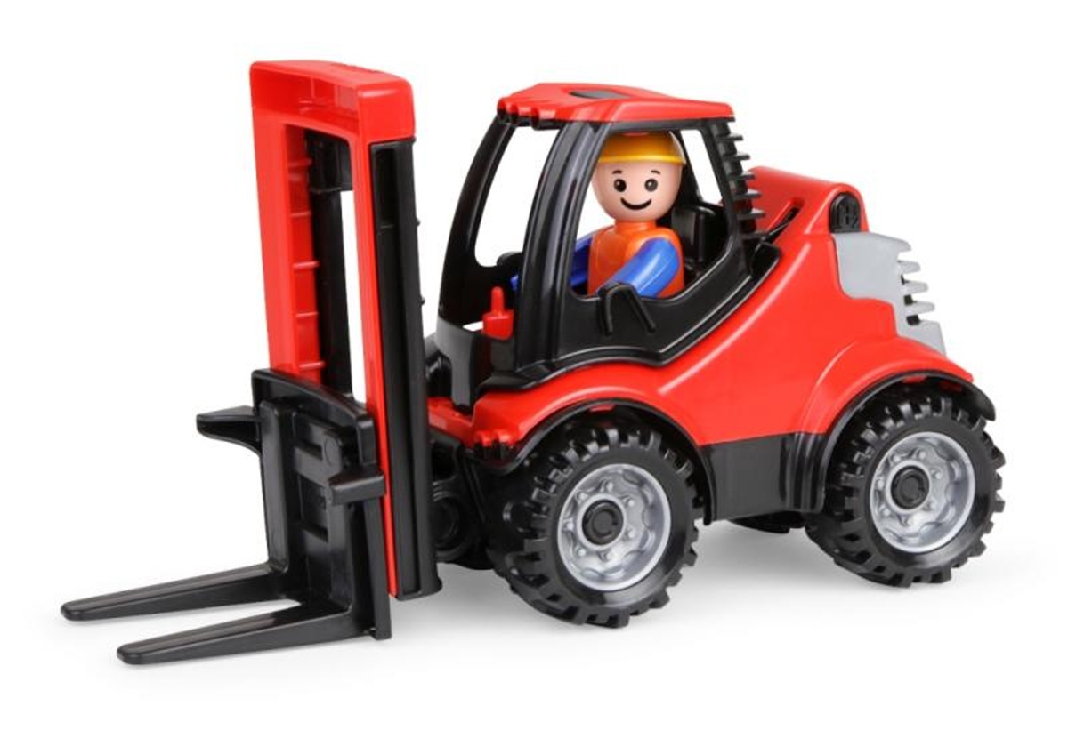 Lena Auto Truckies - Vysokozdvižný vozík s figurkou - 22 cm