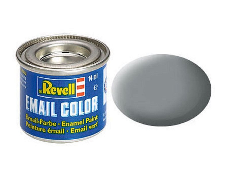Revell Barva emailová matná - Šedá (Grey USAF w.) - č. 43