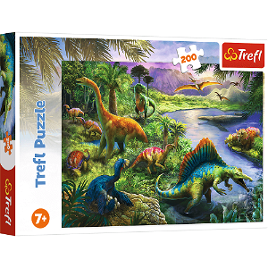 Trefl Puzzle - Dinosauři - 200 dílků