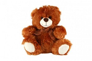 Teddies Medvěd sedící - 28 cm - hnědá