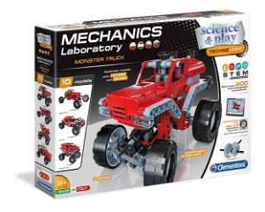 Clementoni Mechanická laboratoř - Monster truck - 200 dílků