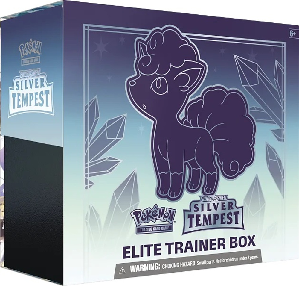 Blackfire Pokémon TCG: SWSH12 Silver Tempest - Elite Trainer Box