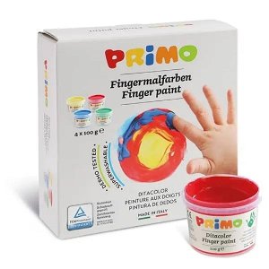 PRIMO Prstová barva - sada 4x 100 gramů