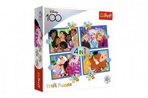 Trefl Puzzle - Disney: Šťastný svět - 35, 48, 54 a 70 dílků - 4v1