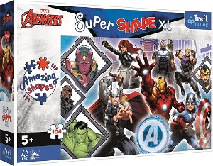 Trefl Puzzle - Marvel: Vaši oblíbení Avengers - 104 dílků XL