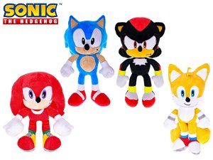 Mikro trading Sonic and friends plyš - 30 cm - mix druhů