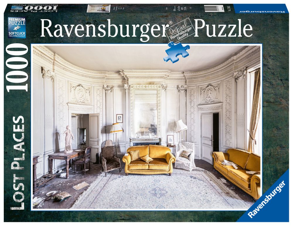 Ravensburger Puzzle - Ztracená místa: Bílý pokoj - 1000 dílků