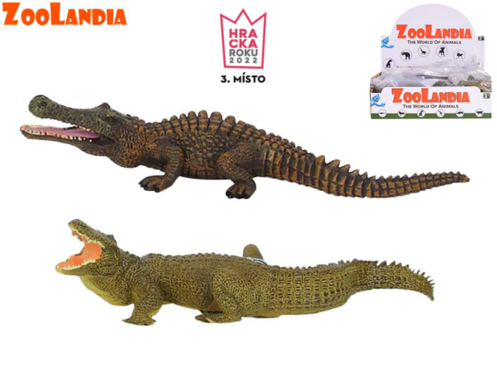 Mikro trading Zoolandia - Krokodýl - 21 - 23 cm