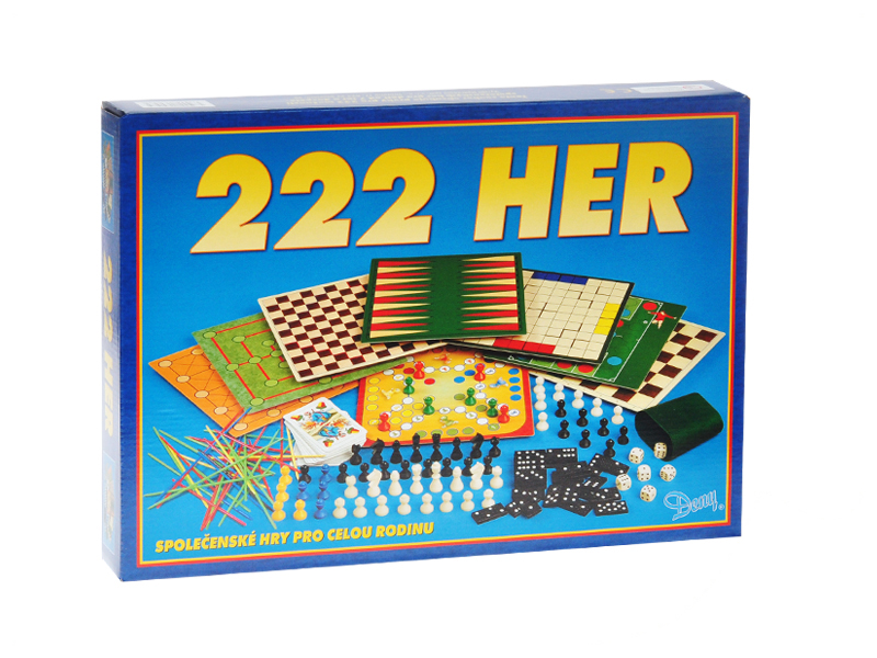 Mikro trading Společenská hra 222 her v krabičce