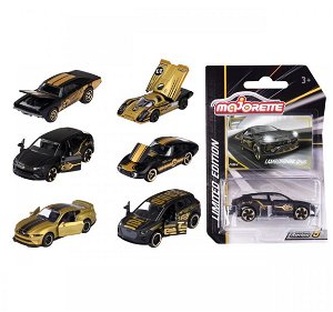 MAJORETTE Auto Limited Edition serie 9 černo-zlaté kovové 6 druhů