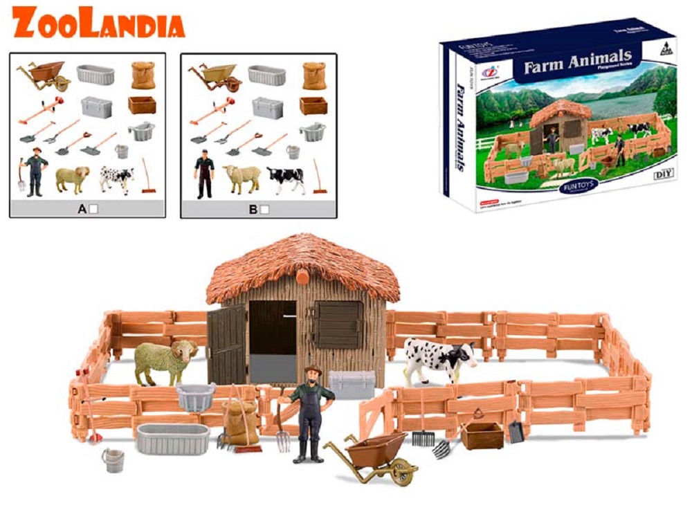 Zoolandia farma + doplňky a zvířátka