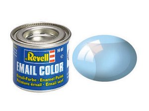 Revell barva 752 modrá čirá Blue barvený lak Email color 14 ml 32752