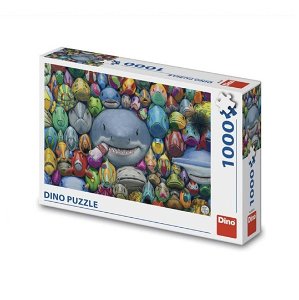 Dino Puzzle - Barevné rybičky - 1000 dílků
