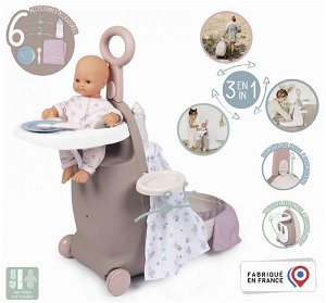 Smoby Jídelní židlička pro panenku Baby Nurse